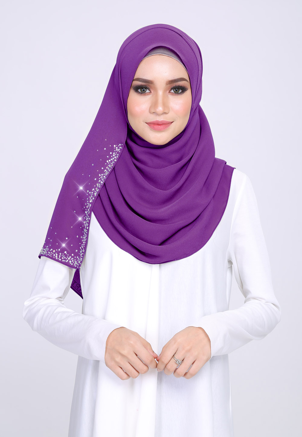 AUDREE DIAMOND IN DARK PURPLE